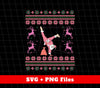 Pinky Santa, Hip Hop Santa, Santa Breakdance, Xmas Pattern, Digital Files, Png Sublimation