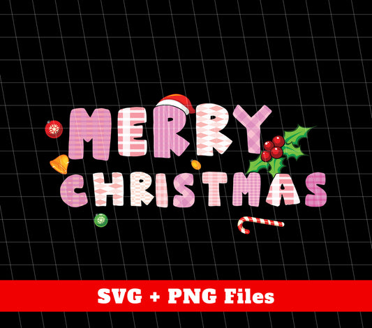 Merry Christmas, Pinky Christmas, Pink Lover, Christmas Lover, Digital Files, Png Sublimation