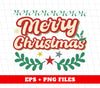 Merry Christmas, Xmas Pattern, 3D Text Christmas, Digital Files, Png Sublimation