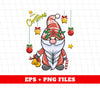 Gnome Christmas, Cute Gnome, Cute Xmas, Xmas Bauble, Digital Files, Png Sublimation