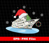 Shipping Cruise, Cruise Xmas, Love Cruise, Xmas Hat, Digital Files, Png Sublimation