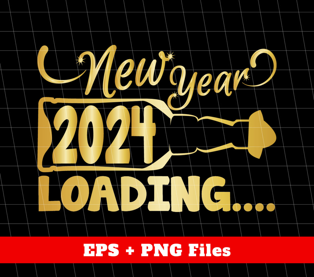 Celebrate the new year in style with our Happy New Year 2024 loading t-shirt. Featuring a sleek golden design and advanced Png sublimation technology, this shirt is perfect for any New Year's Eve celebration. Don't miss out on this limited edition shirt!