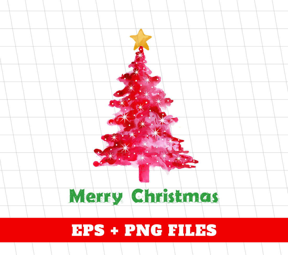 This Pink Christmas Tree is the perfect addition to your holiday decor. With its trendy watercolor design and high-quality Png sublimation, it will surely add a touch of elegance to your home. Celebrate the season in style with this unique and beautiful Christmas tree.