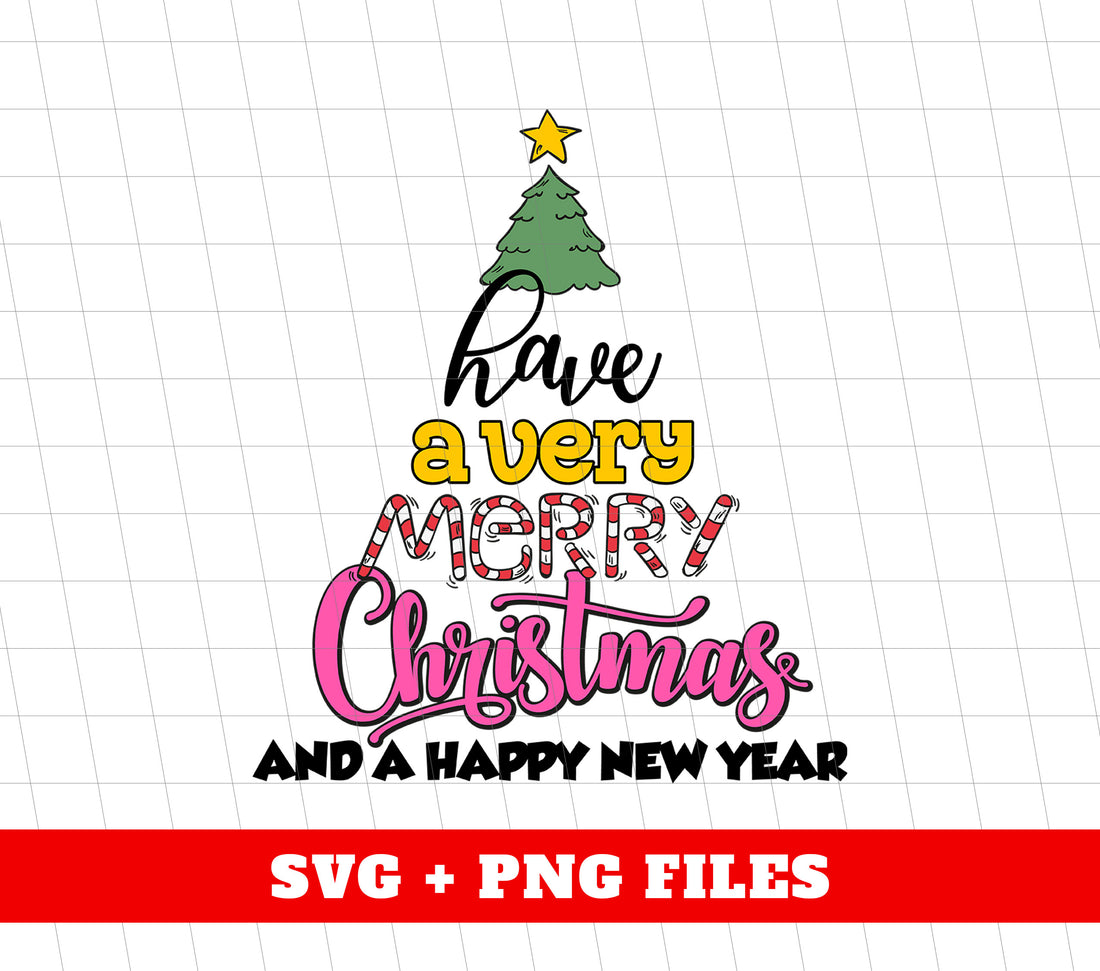 "Spread holiday cheer with our Have A Very Merry Christmas, And A Happy New Year, Trendy Christmas, Png Sublimation design. This modern design is perfect for any festive occasion and will surely elevate your celebrations. Download now for a stylish and joyful holiday season."