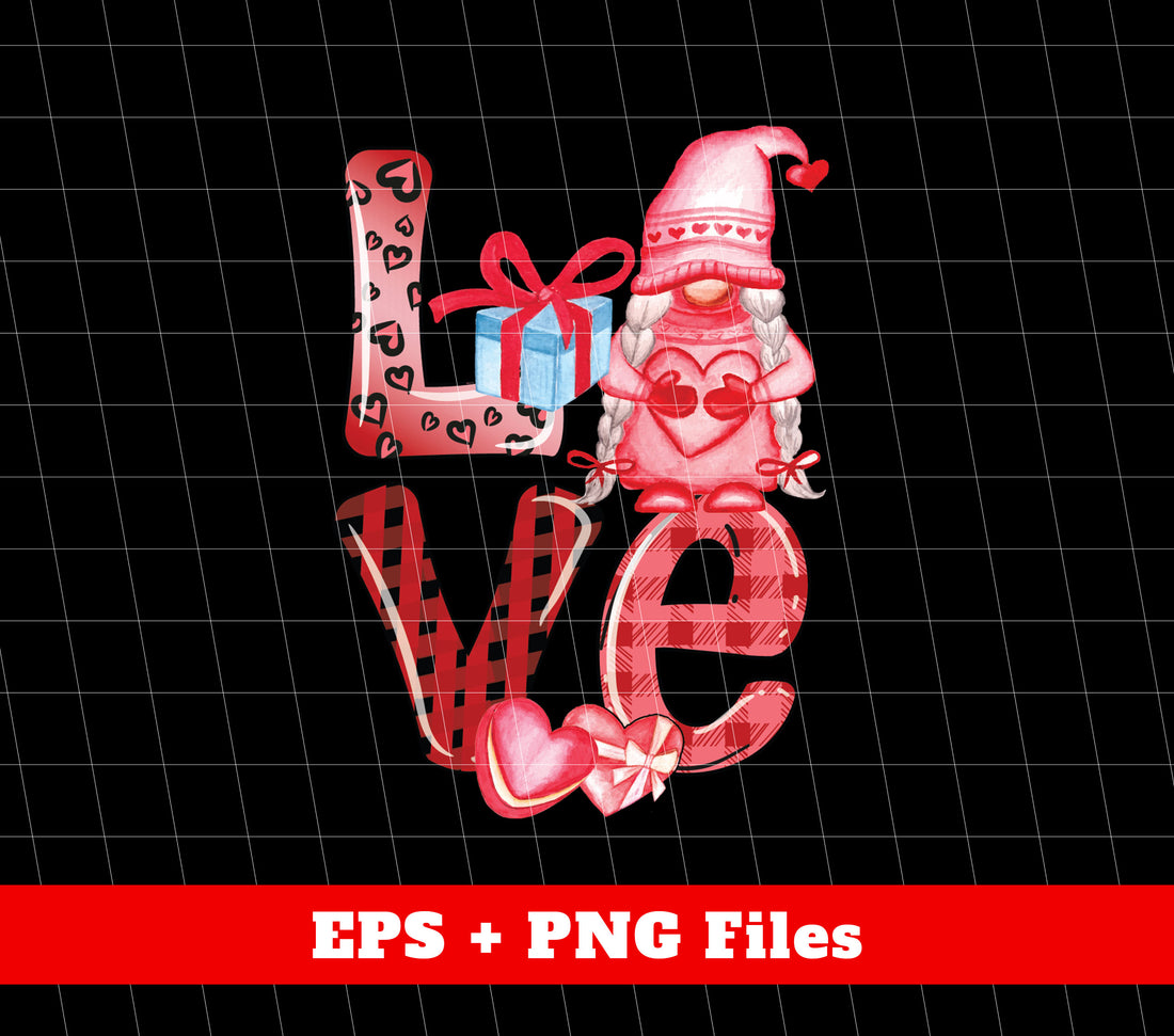 This limited edition Love Gnome features a pink leopard design and trendy Valentine accents. Express your love in a unique and stylish way with this cute and lovable item. Made with high-quality PNG sublimation, it's a must-have for any Valentine's Day celebration.