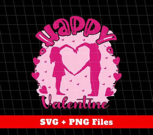 Happy Valentine, Love You, Love Valentine, Happy Couple, Trendy Valentine, Png Sublimation