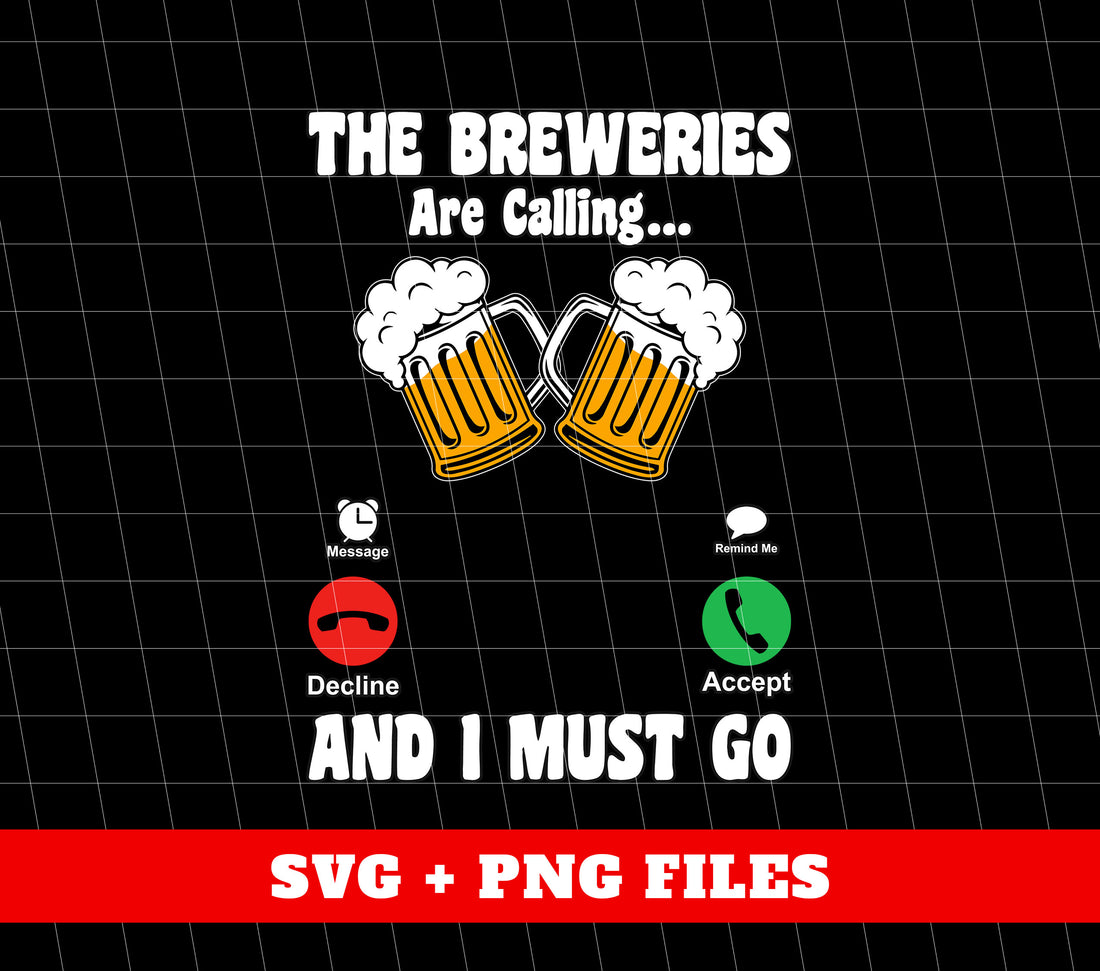 Love beer and breweries? Then this png sublimation shirt is for you! Show your love for beer and the call of the breweries with this shirt. Comfortable and stylish, it's perfect for brewery visits and casual outings. Get yours today and answer the call.
