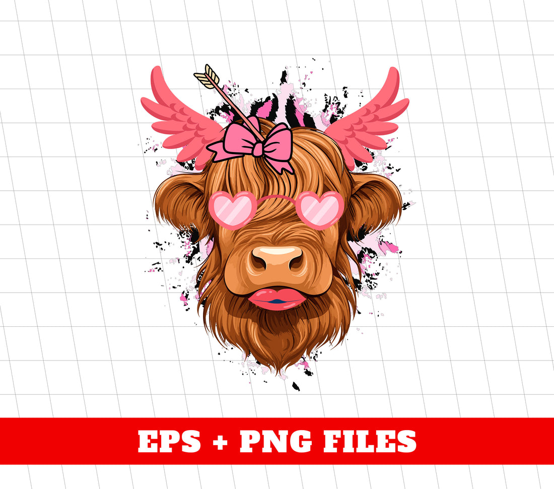 Discover the perfect gift for the cow lover in your life with our Love Cow design. This cute and trendy Valentine cow will steal their heart with its png sublimation print. Celebrate their love for cows in a unique and stylish way.