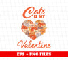 Cats Is My Valentine, Cute Cats, Cats Lover, Cats Bundle, Cats In Heart, Digital Files, Png Sublimation