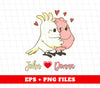 Bird Lover, Bird Couple, White Bird And Pink Bird, Custom Name, Digital Files, Png Sublimation