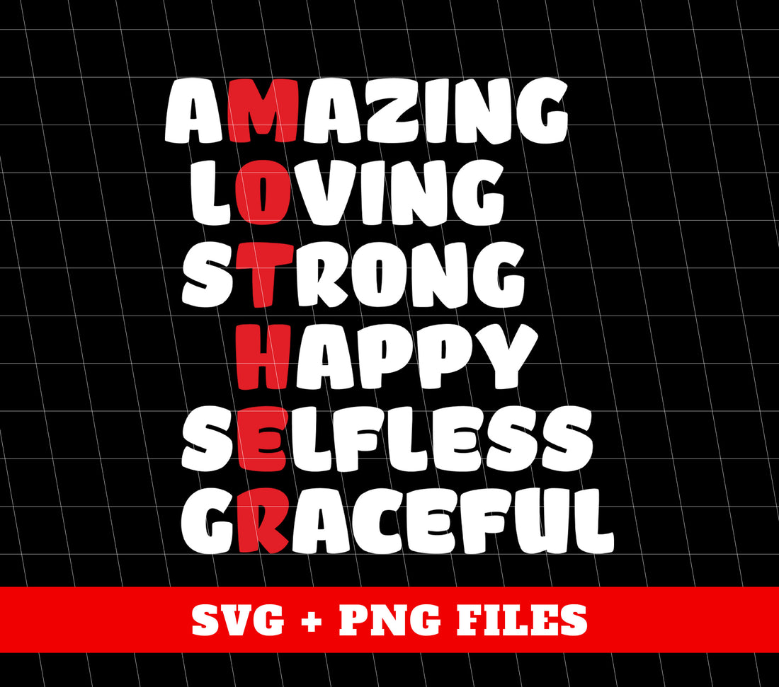 Celebrate Mother's Day with these amazing, loving, strong, happy, selfless, and graceful digital files. Perfect for sublimation on all sorts of items, these PNG designs are a thoughtful way to show appreciation for the special mothers in your life. Professional, educational, and informative for any product or industry expert.