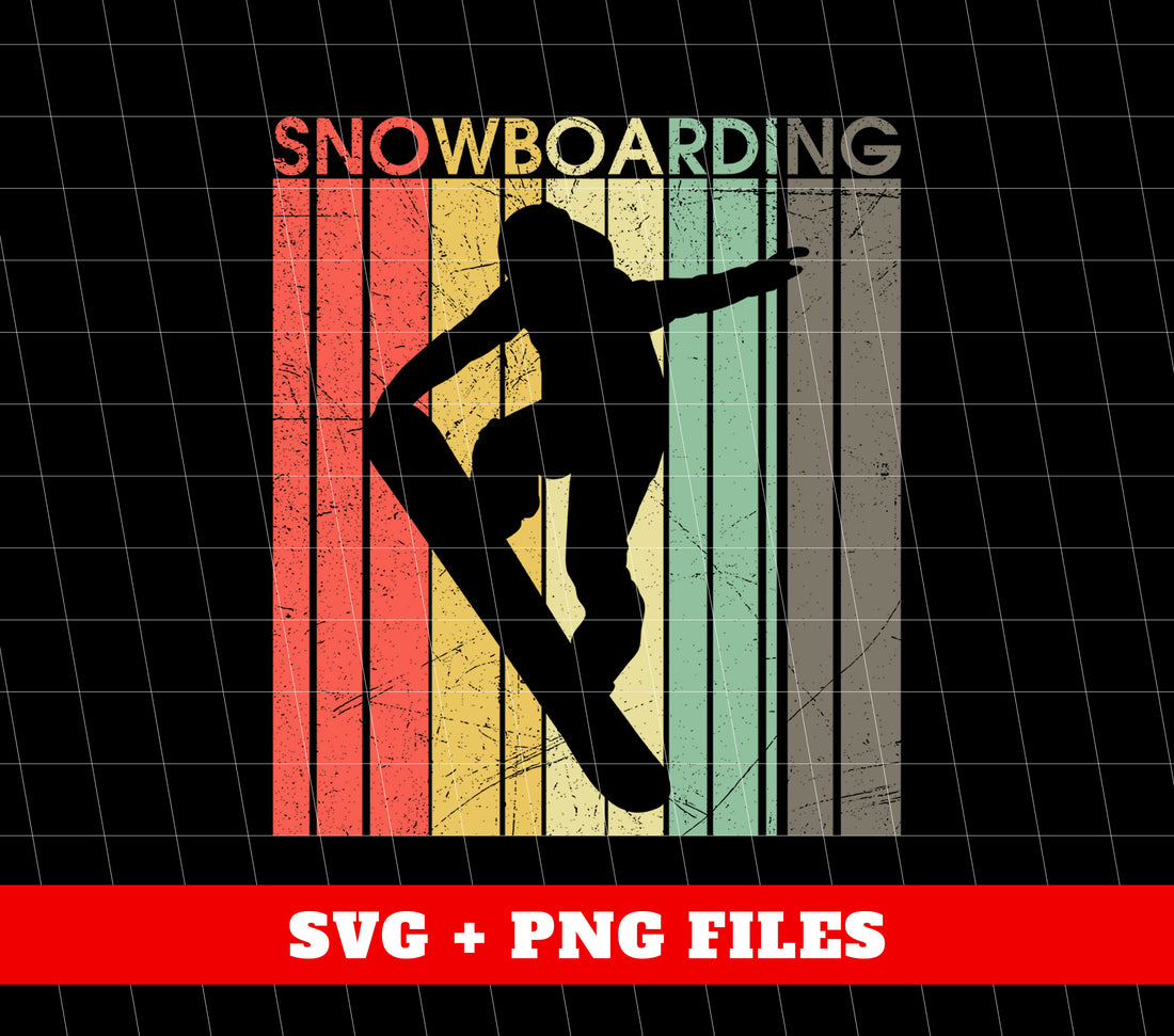 Expertly crafted Retro Snowboarding designs for those who Love Skiing. Enhance your winter attire with these Snowboarding Silhouettes, available in digital files for easy customization. Perfect for sublimation printing on clothing or accessories.