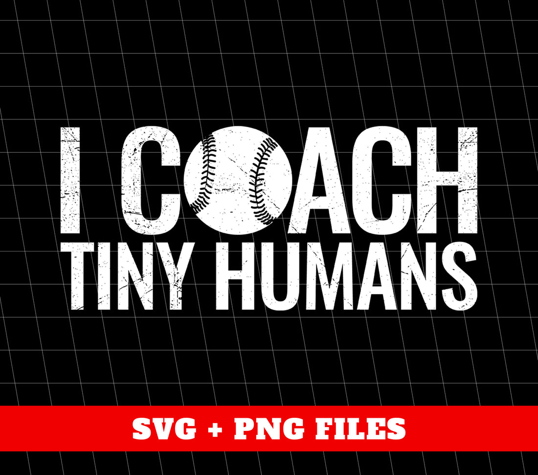 Build a strong foundation for young baseball players with I Coach Tiny Humans. As a Baseball Coach, you'll love the convenience of our Digital Files in Png Sublimation format. Enhance your coaching skills and make a lasting impact on your team with our essential resources.