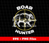 Boar Hunter, Wild Animal Hunter, Retro Boar, Boar Lover, Digital Files, Png Sublimation