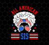 All American Sis, My Sister, Proud Of American Sister, Png For Shirts, Png Sublimation