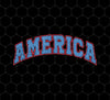 America Text, American Patriotic, 4th July Retro, 4th July, Png For Shirts, Png Sublimation