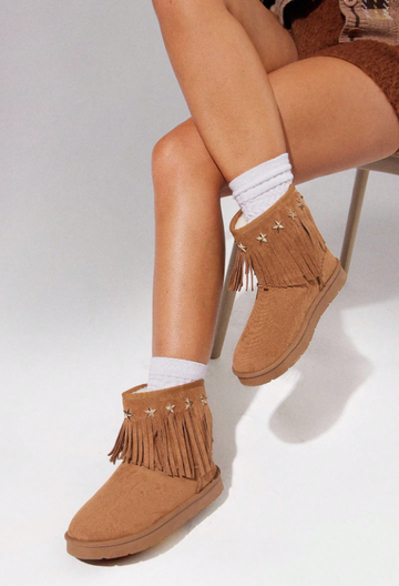 Step Into Style and Comfort with Faux Leather Lace-Up Ankle Boots