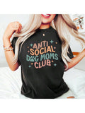 Join the exclusive Anti-Social Dog Moms Club with this perfect gift for proud dog moms! This quirky shirt is a must-have for all dog owners who love their fur babies but also value their alone time. Show off your unique sense of humor and bond with other dog moms with this playful shirt.