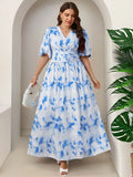 Step into vacation mode with this Aqua Blue Gradient Tie Dye Dress! Featuring a flirty crossover strap design and a flattering plus-size fit, it’s perfect for travel adventures or beachside strolls. The dreamy gradient tie dye adds a splash of fun and color, making every getaway outfit effortlessly stylish and comfortable.