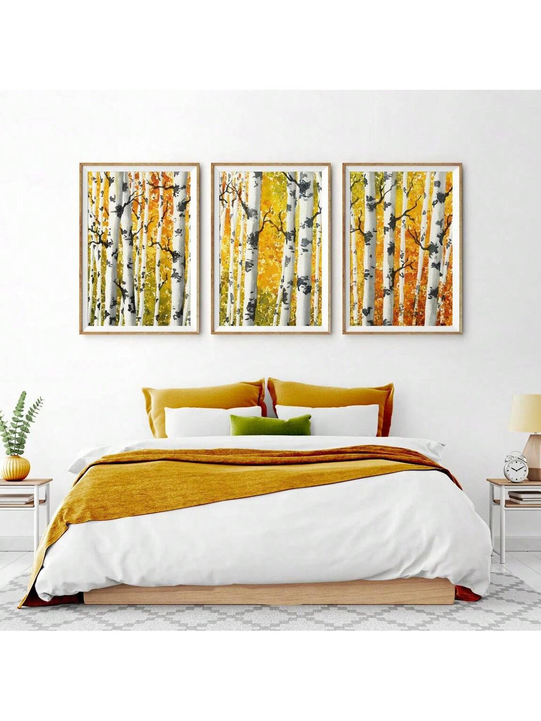 Bring the magic of fall indoors with this delightful set of three large watercolor prints. Each botanical artwork captures the warm, whimsical spirit of an autumn forest, perfect for adding a splash of seasonal charm to any room. These prints transform your walls into a cozy escape, making your home feel snug and inviting all year round.
