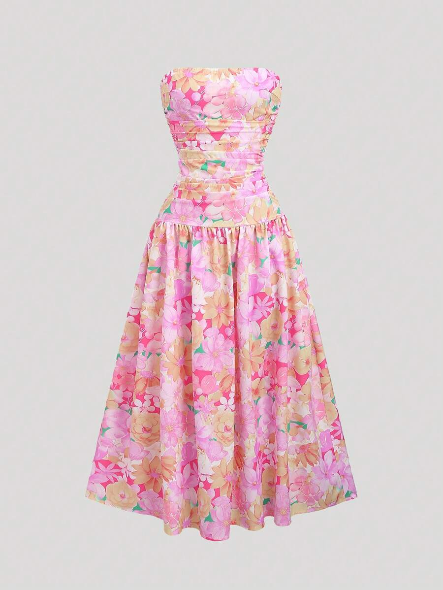 Step into summer with this playful backless tie-up maxi dress, featuring a chic printed design perfect for vacation vibes. Its flowing silhouette and adjustable tie-back offer both comfort and a flirty touch, making it your go-to for sunny days and warm nights. Embrace effortless style and let your carefree spirit shine wherever you go!