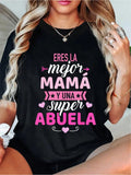 Celebrate love and family with our Best Mom & Super Grandma t-shirt! Show off your playful side while honoring the amazing mother and grandmother in your life. Perfect for any occasion, this shirt is a fun and loving way to express your appreciation.