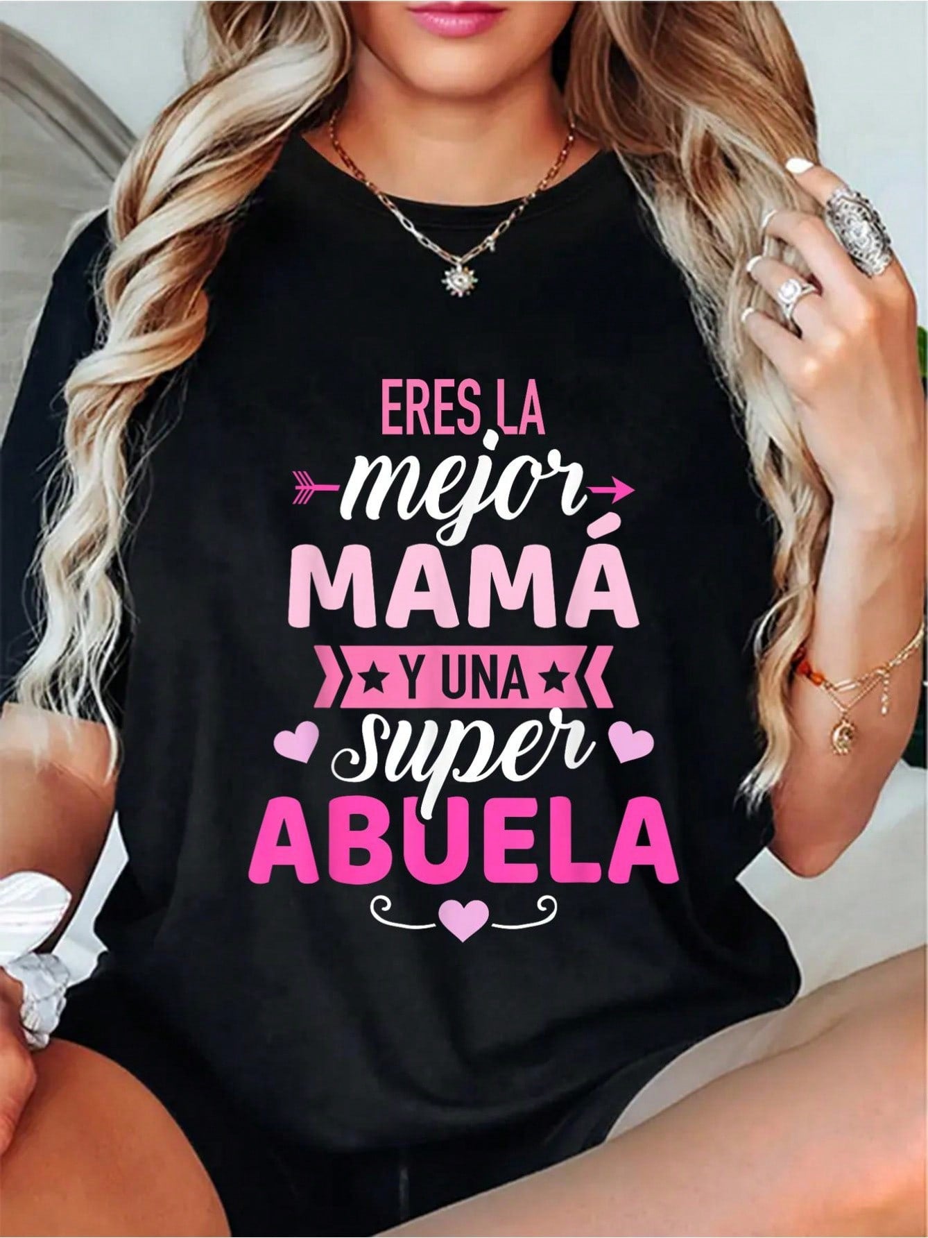 Celebrate love and family with our Best Mom & Super Grandma t-shirt! Show off your playful side while honoring the amazing mother and grandmother in your life. Perfect for any occasion, this shirt is a fun and loving way to express your appreciation.