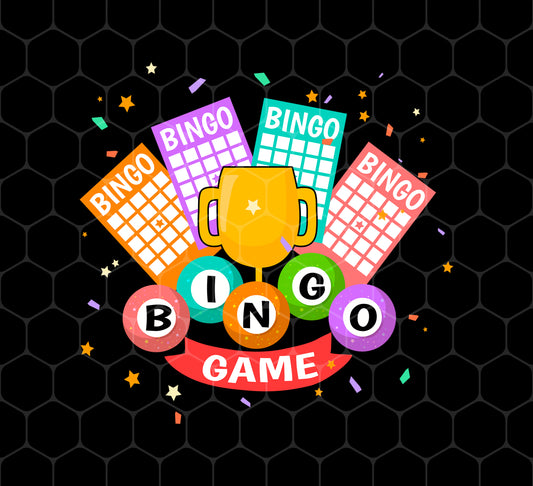 Bingo Trophy, Get The Trophy, Win The Game, Bingo, Png Printable, Digital File