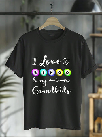 Get ready to show off your love for bingo with this playful and quirky I Love Bingo T-Shirt! Perfect for family bingo nights, this shirt is sure to bring some fun and laughs. Say goodbye to boring t-shirts and hello to your new lucky charm. (Bingo playing skills not included!)