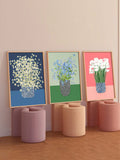 Add a touch of elegance to your home décor with Blooming Serenity, a 3-piece frameless floral canvas art set. This beautiful set will create a serene and calming atmosphere in any room. Perfect for those looking for a unique and stylish way to bring nature indoors.