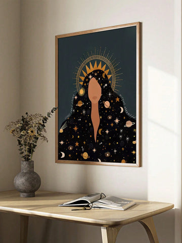 Enhance your space with our beautifully crafted Bohemian Astrology Canvas Poster. Featuring a captivating design of the Moon, Sun, and Stars, this wall art captures the essence of astrology. Made with high-quality canvas, it adds an artistic touch to any room. Perfect for astrology enthusiasts or adding a touch of mysticism to your decor.