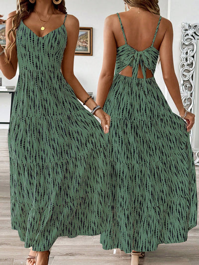 The Bohemian Bliss Women's Suspender Stitching Dress Long Skirt is a must-have for any fashion-forward woman. Its unique suspender stitching design adds a touch of whimsy, while the flowy long skirt provides comfort and style. Made with high-quality materials, this dress will elevate your look and make a statement wherever you go.