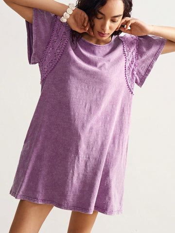 Step into effortless charm with the Bohemian Butterfly Back Mini Dress. This playful, solid-color knit dress features short sleeves and a flirty mini length, perfect for holiday adventures or casual days out. The unique butterfly back detail adds a whimsical touch, making it a fun and comfortable choice for warm-weather style.