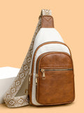 This Bohemian Chic Crossbody Bag is the ultimate accessory for any sports or casual outing. With its unique color block design and versatile strap, it's both stylish and functional. Say goodbye to boring bags and hello to a fun and playful addition to your wardrobe!