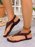 Step into summer with these Bohemian Chic women's beaded criss-cross flat sandals. Perfect for beach days and vacation strolls, their playful design adds a splash of color and charm to any outfit. Lightweight and comfortable, they keep your feet cool while turning heads wherever you go. Embrace carefree style and sunny adventures with every step!