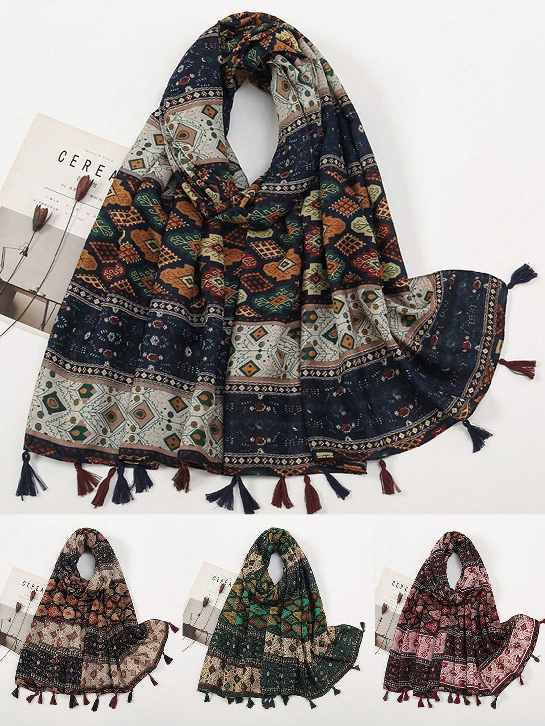 This Bohemian Desert & Beach Scene Scarf is the perfect all-season accessory for adding a touch of style and personality to any outfit. Crafted with a vibrant and detailed design, this scarf is sure to make a statement. Made from high-quality material, it offers both comfort and durability. Enjoy the beauty of the desert and beach all year round with this versatile scarf.