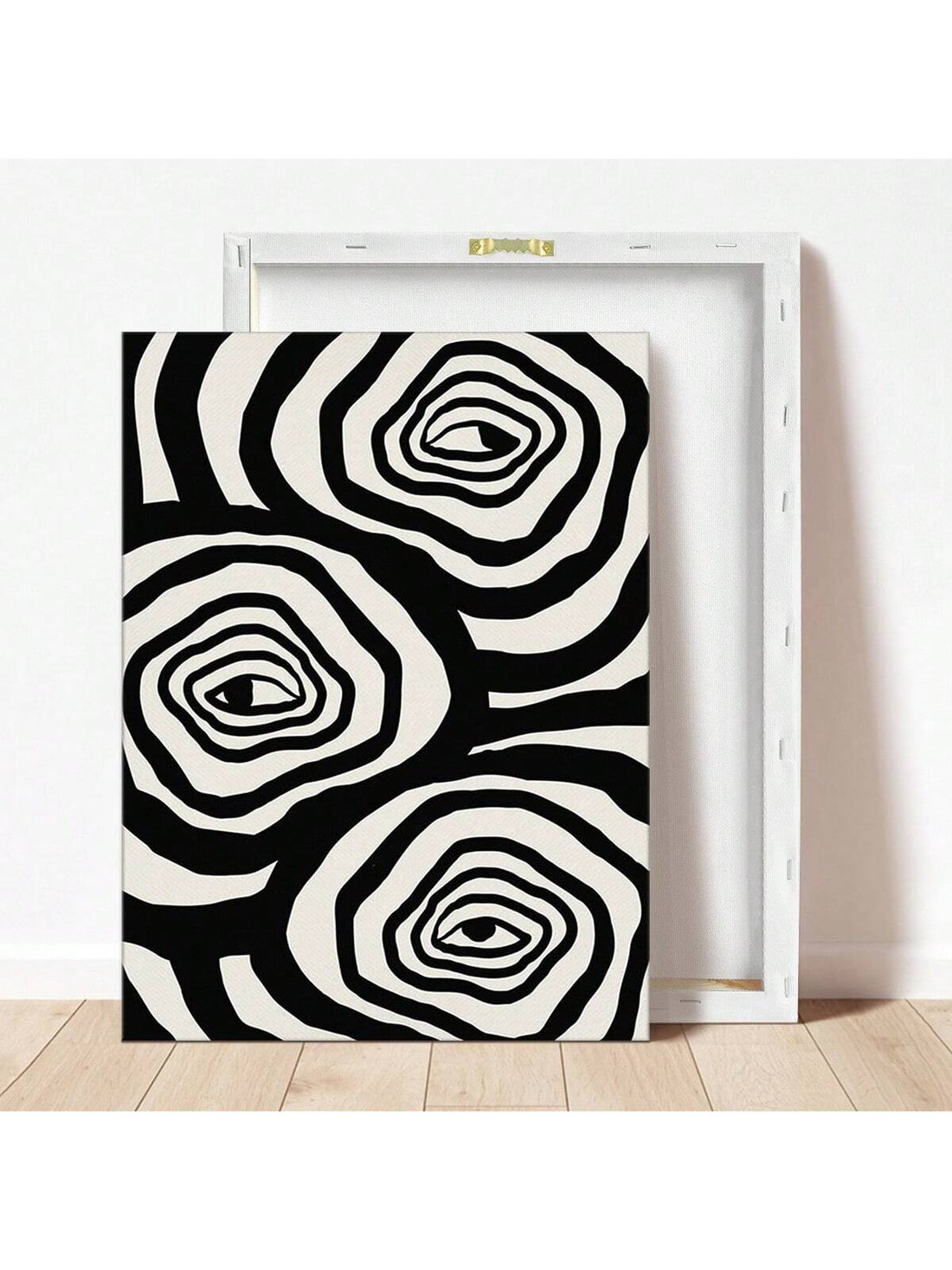 Add a splash of whimsy to your space with this Bohemian Female Silhouette Wall Art featuring captivating abstract eyes. This unique canvas print brings a playful yet elegant vibe, perfect for brightening up your living room or any cozy corner. Framed and ready to hang, it effortlessly blends artistic charm with modern decor flair. Let your walls tell a story that's as bold and beautiful as you are!