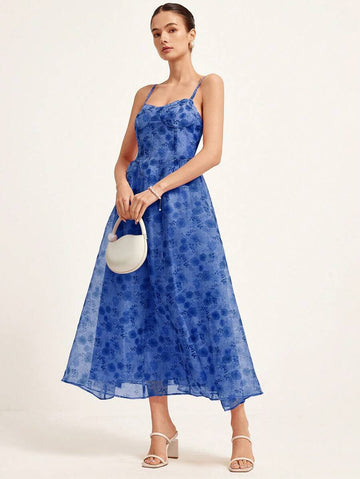 Step into a world of whimsical charm with this Bohemian Organza Slip Dress. Featuring a delicate random floral print, its lightweight organza fabric floats effortlessly, making it perfect for any occasion—from garden parties to casual strolls. The playful design adds a touch of carefree elegance to your wardrobe, ensuring you feel as vibrant as the blooms that inspire it.