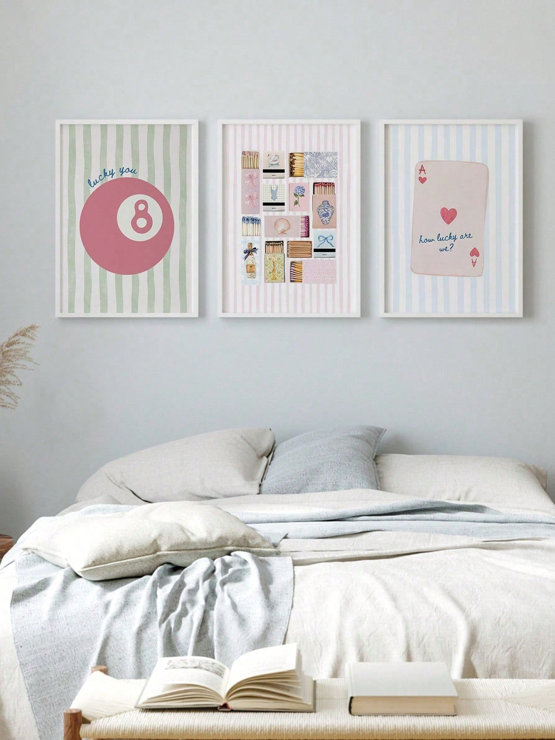 Add a splash of charm and personality with the Bohemian Pink Letter A Wall Art Set. These playful canvas posters bring a warm, artistic vibe to any living room or girls' bedroom, effortlessly blending fun and style. Perfect for brightening up your space, they turn walls into a joyful celebration of individuality and creativity.