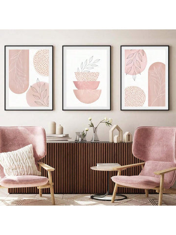 Add a splash of charm and whimsy to your space with this Bohemian Pink Wall Art Set. Featuring three Nordic-inspired canvas prints, these pieces bring a playful yet stylish vibe to your living room or hallway. The soft pink hues and unique designs create a cozy, inviting atmosphere that sparks joy and creativity. Perfect for those who love a mix of boho spirit and modern flair!