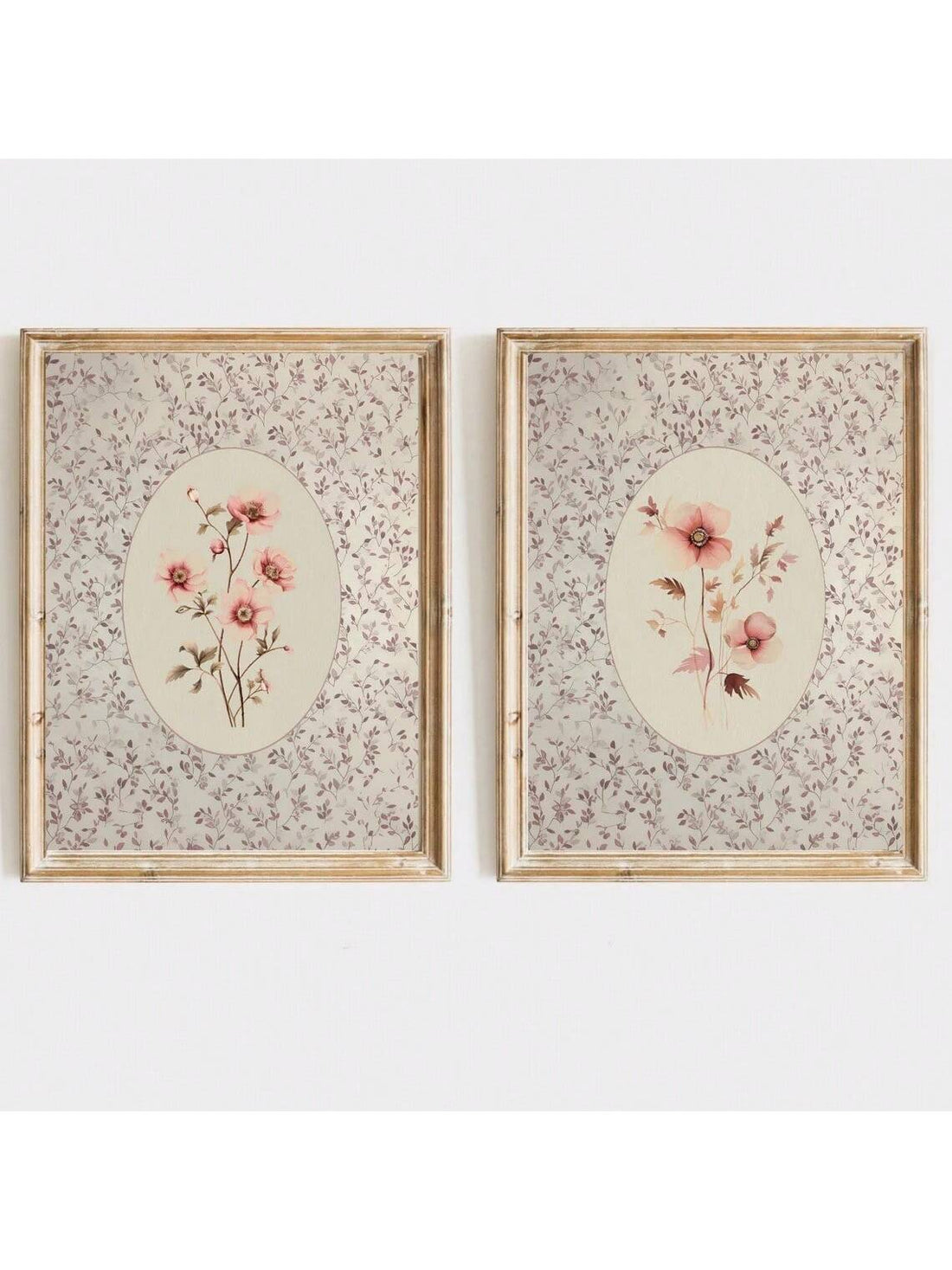 Bring a playful touch of nature indoors with this Boho Botanical Vintage Wall Art Set. Featuring two unframed floral canvas prints, these charming pieces blend vintage vibes with modern style, perfect for brightening up any room. Their delicate botanical designs add a fresh, artistic flair without overpowering your space. Easy to hang and ready to inspire, these prints make your walls bloom with personality and cheer.