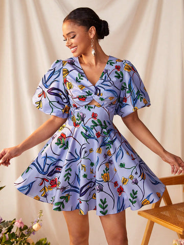 Step into the spotlight with this Boho Chic Floral Print Dress, designed to turn heads at concerts and festivals. Its playful cut-out back adds a flirty twist, while the vibrant floral pattern keeps your look fresh and fun. Lightweight and breezy, it’s perfect for dancing the night away in style and comfort. Embrace your free spirit and make every moment a celebration!