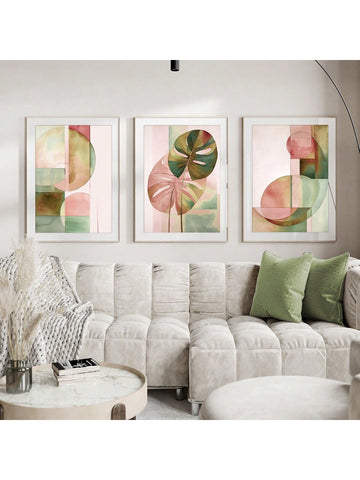 Bring a splash of whimsy and nature into your space with this Boho Chic set of three abstract botanical wall art pieces. Featuring soothing pinks and sage greens, these prints effortlessly brighten any modern room while adding a playful, artistic vibe. Perfect as a standout gift or a fresh update for your walls, these botanical designs invite calm and creativity into your home décor.