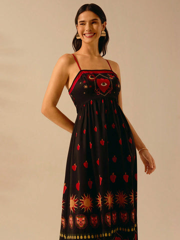 Get ready to embrace the summer vibes with our Boho Chic Tropical Print Halter Maxi Dress! Featuring a vibrant tropical print and a flattering halter neckline, this dress is perfect for any summer occasion. Lightweight and flowy, it will keep you cool and stylish all season long.