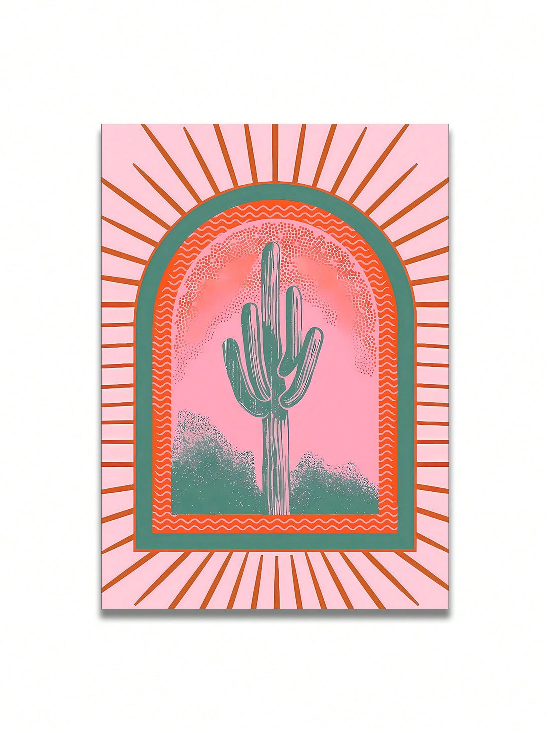 Experience the serenity of the desert with our Boho Desert Vibes Canvas Print. Featuring a stunning sunrise/sunset with cacti and vultures, this frameless print is perfect for adding a touch of nature to your walls. Crafted with high-quality materials, it's sure to elevate any space.