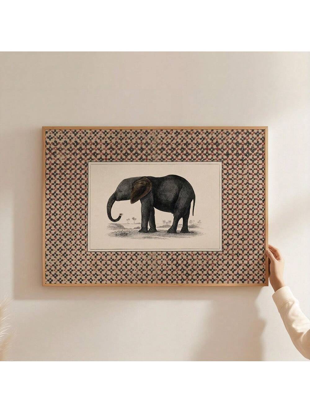 Add a touch of whimsy and wanderlust to your space with this Boho Elephant Vintage Poster. Featuring a charming elephant design on rustic canvas, this unframed wall art brings a playful, earthy vibe perfect for modern home décor. Its vintage style adds personality wherever it hangs, making your room feel both cozy and adventurous.