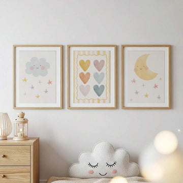 Bring warmth and whimsy to your child's room with this charming Boho Rainbow Teddy Bear Canvas Art. Featuring soft, playful colors and a cozy teddy bear design, this piece perfectly complements nursery and kids' bedroom décor. The multicolor palette adds a cheerful touch that appeals to both boys and girls, making it an ideal gift for newborns, toddlers, and children of all ages. Crafted with quality materials, this canvas art is designed for everyday display and creates a welcoming, imaginative space 