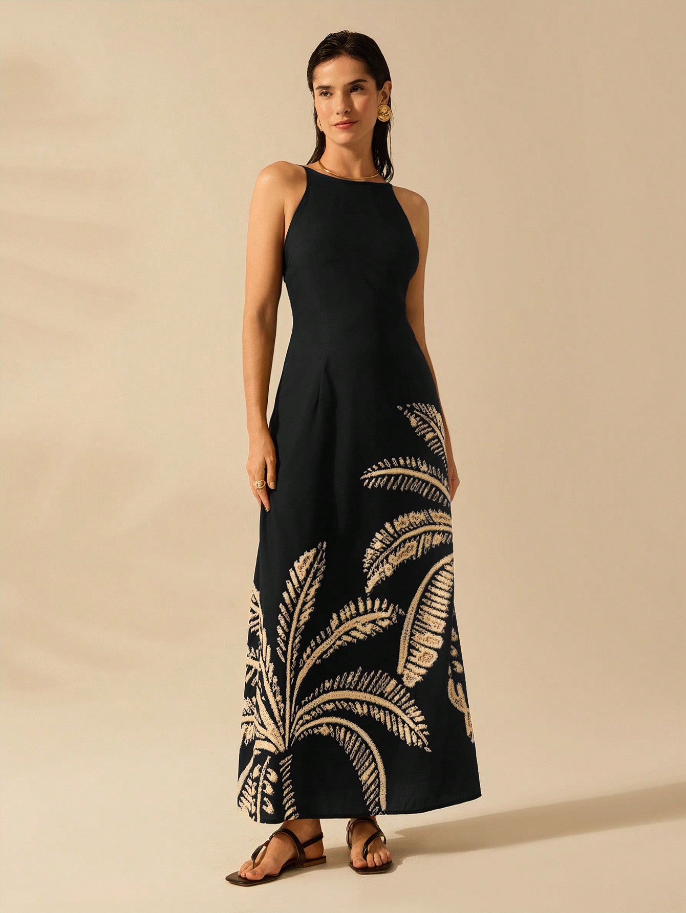 Channel those island vibes with our Boho Tropical Coconut Tree Print Maxi Dress! This sleeveless dress is not only perfect for summer beach getaways, but it also features a fun and playful print that will make you stand out. Stay cool and stylish all season long with this must-have piece!