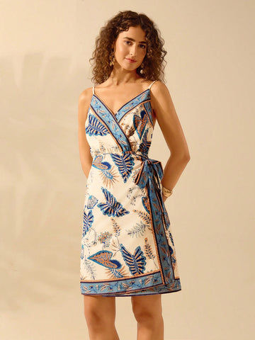 Get ready for a summer of fun with our Boho Tropical Floral Wrap Dress! Perfect for your next vacation, this dress features a vibrant floral pattern and a stylish wrap design. Stay cool and fashionable all season long.