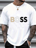 Be the boss of your summer style with our Bold BOSS Graphic Unisex Cotton T-Shirt. Made with soft cotton, this shirt is the perfect essential for staying cool and comfortable in the summer. With a bold graphic design, you'll stand out in the best way possible. Now that's what we call bossing it!